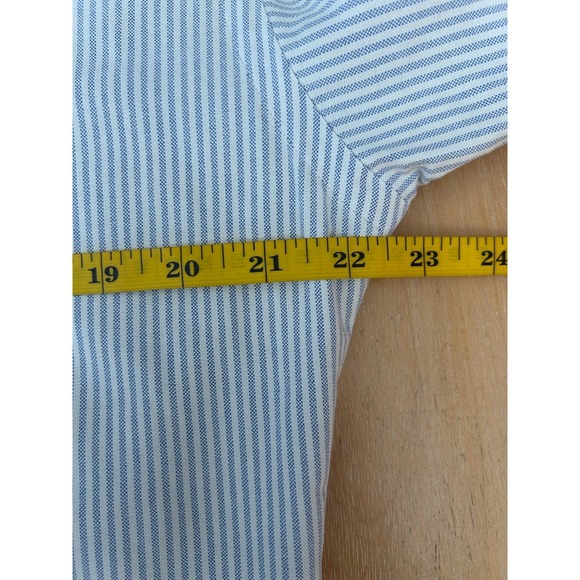 Ralph Lauren Yarmouth Oxford Striped Button Down Shirt Mens 16.5 36 Flesh Pony - Picture 6 of 7
